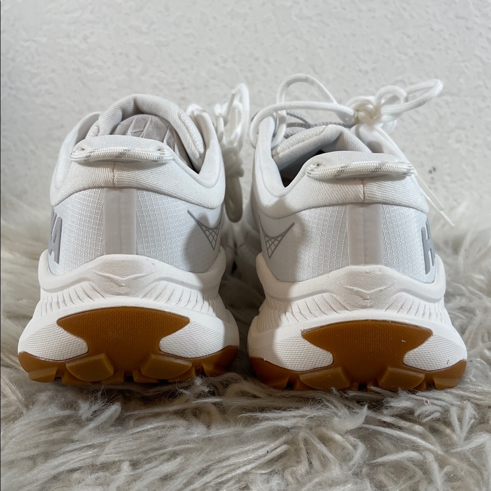 HOKA Women's Transport White Athletic Walking Shoes Sneakers Size 9.5 B NEW - Picture 7 of 16